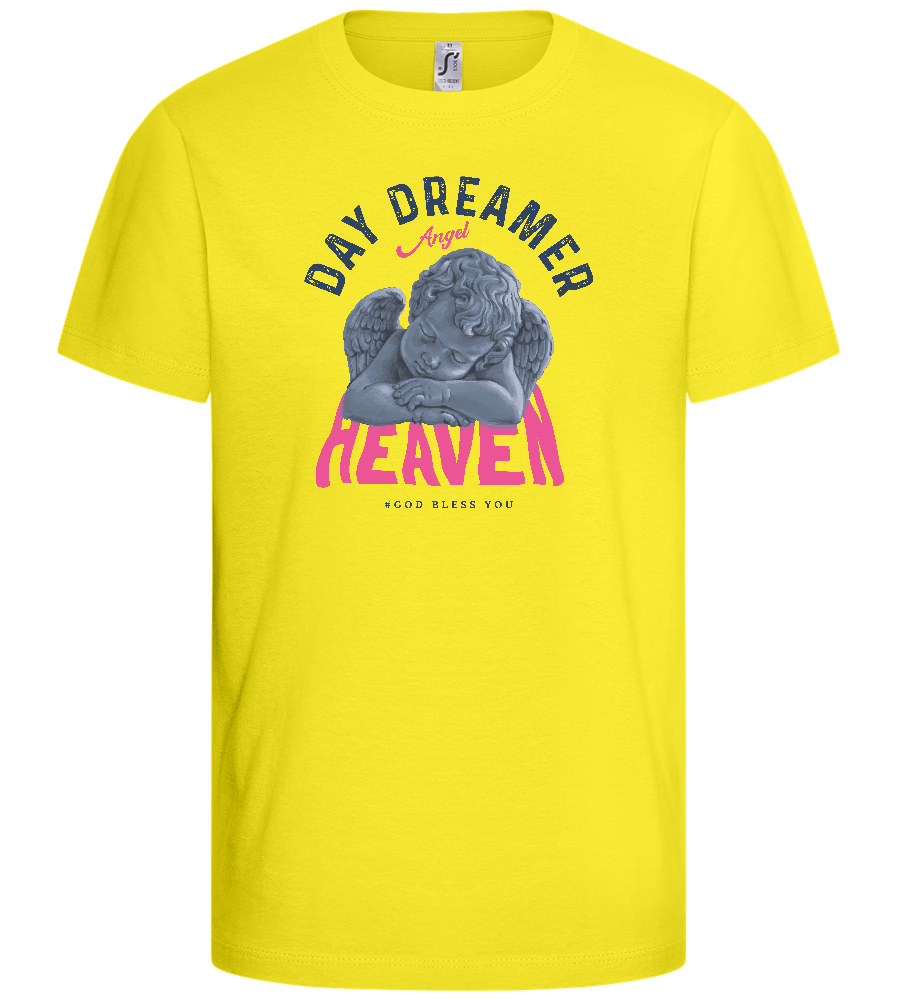 Day Dreamer Design - Basic kids t-shirt_LEMON_front