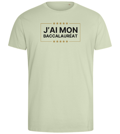 J'ai Mon Bac Design - Comfort men's fitted t-shirt_SILESTONE_front