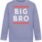 Big Bro Text Design - Comfort Kids Sweater_BLUE_front