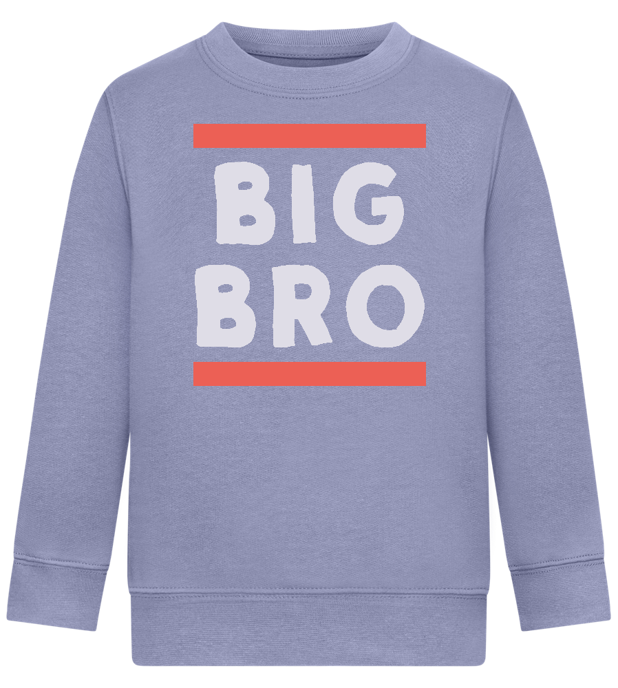 Big Bro Text Design - Comfort Kids Sweater_BLUE_front