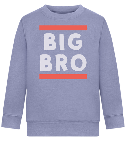 Big Bro Text Design - Comfort Kids Sweater_BLUE_front