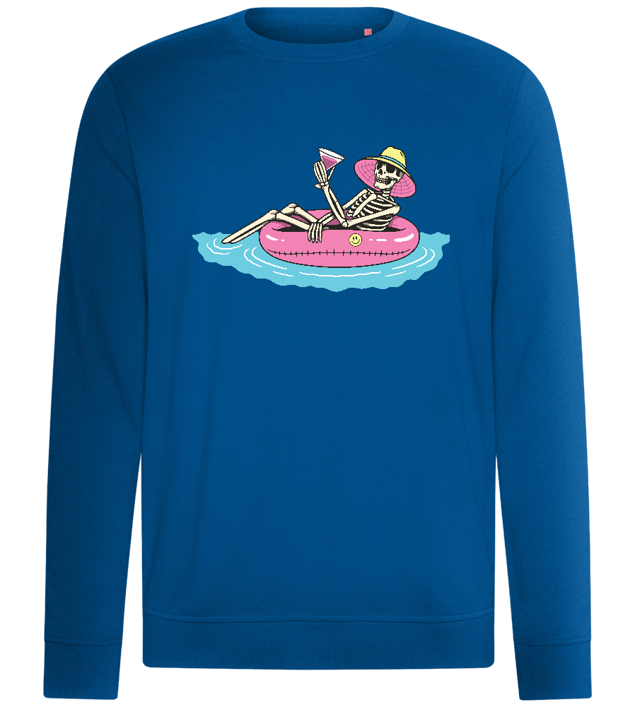 Chilling with Drinks Design - Comfort unisex sweater_ROYAL_front