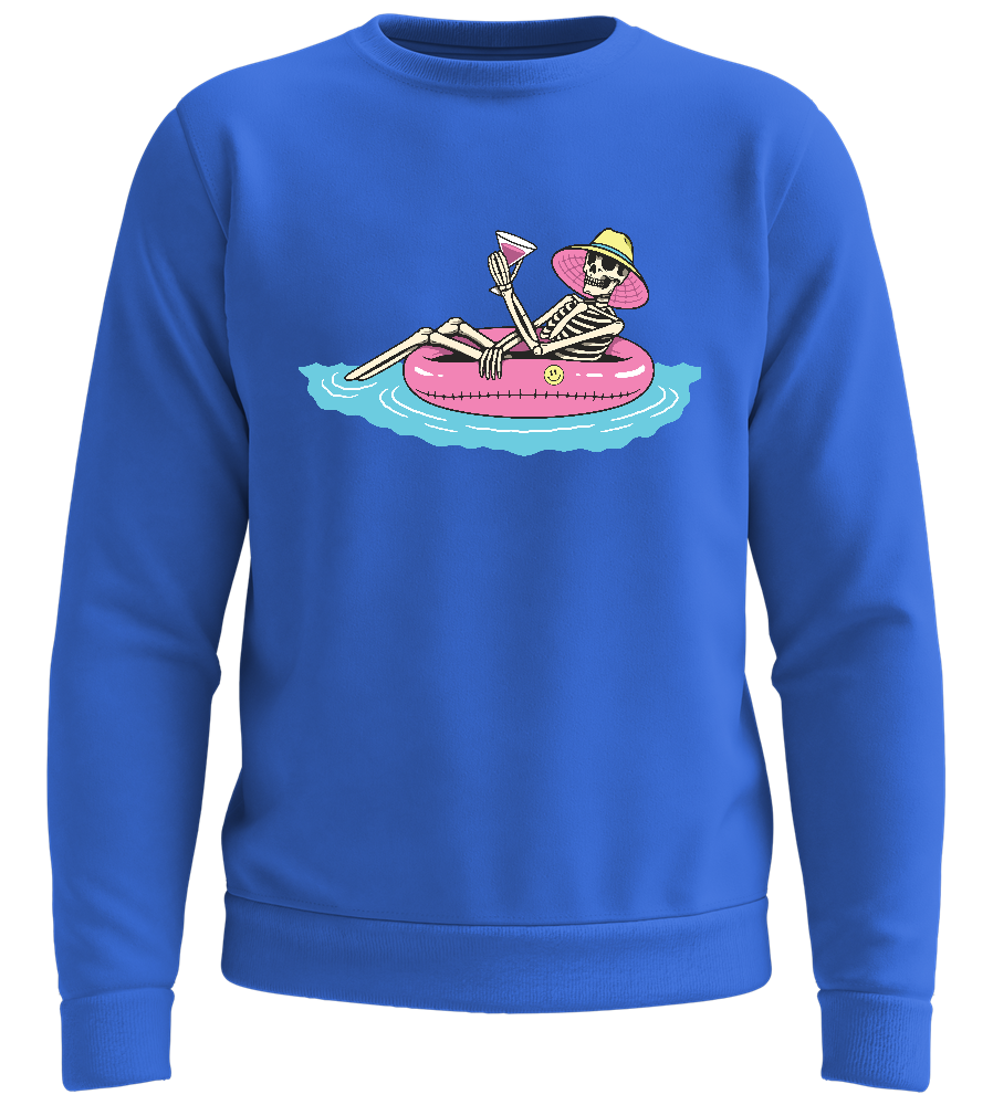 Chilling with Drinks Design - Comfort unisex sweater_ROYAL_front
