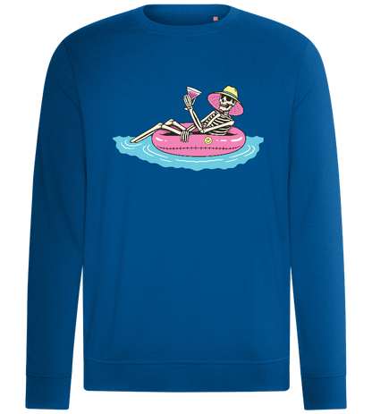 Chilling with Drinks Design - Comfort unisex sweater_ROYAL_front