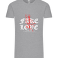 Fake Love Design - Comfort Unisex T-Shirt_ORION GREY_front