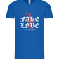 Fake Love Design - Comfort Unisex T-Shirt_ROYAL_front