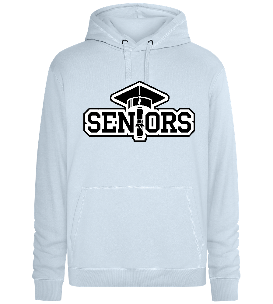 Seniors Design - Premium unisex hoodie_CREAMY BLUE_front