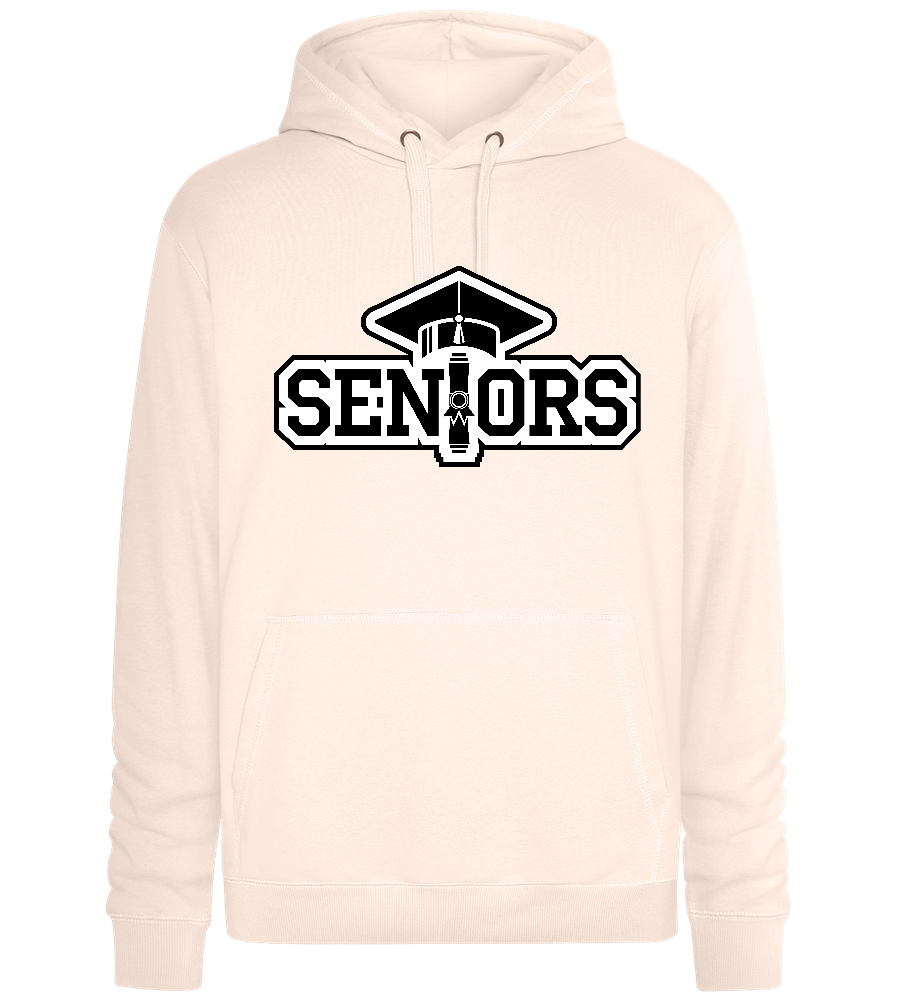 Seniors Design - Premium unisex hoodie_LIGHT PEACH ROSE_front