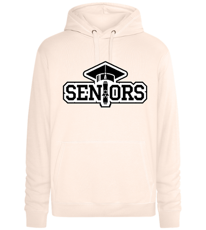 Seniors Design - Premium unisex hoodie_LIGHT PEACH ROSE_front