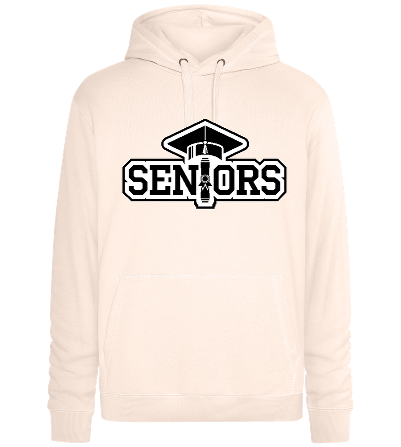 Seniors Design - Premium unisex hoodie_LIGHT PEACH ROSE_front