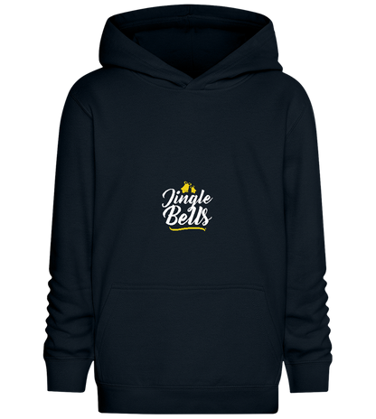 Christmas Jingle Bells Design - Comfort Kids Hoodie_BLACK_front