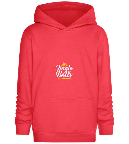 Christmas Jingle Bells Design - Comfort Kids Hoodie_BRIGHT RED_front