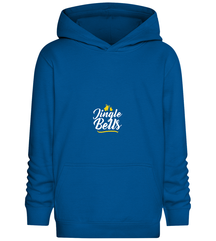 Christmas Jingle Bells Design - Comfort Kids Hoodie_ROYAL_front