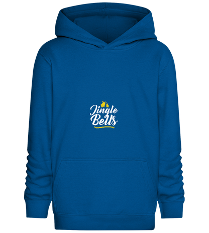 Christmas Jingle Bells Design - Comfort Kids Hoodie_ROYAL_front