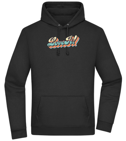 Love It Design - Premium Essential Unisex Hoodie_BLACK_front