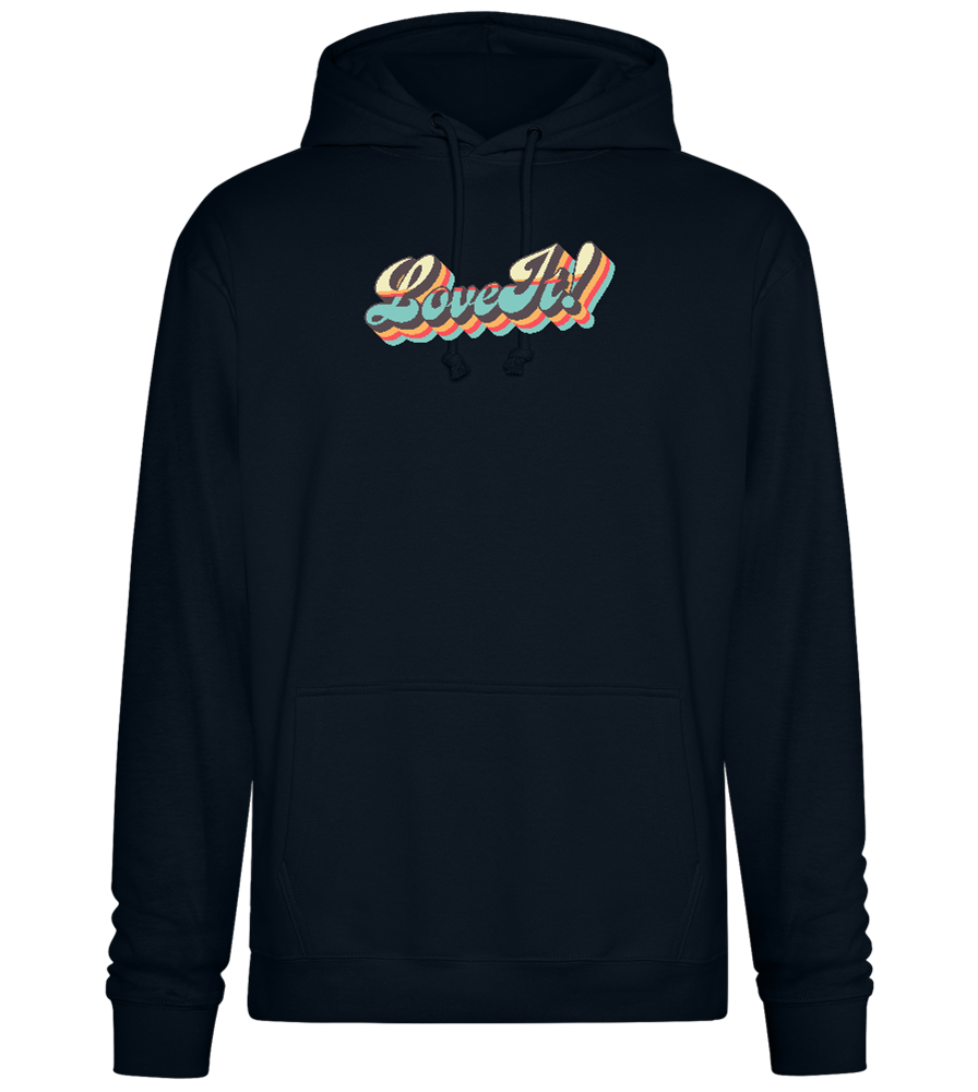 Love It Design - Premium Essential Unisex Hoodie_BLACK_front