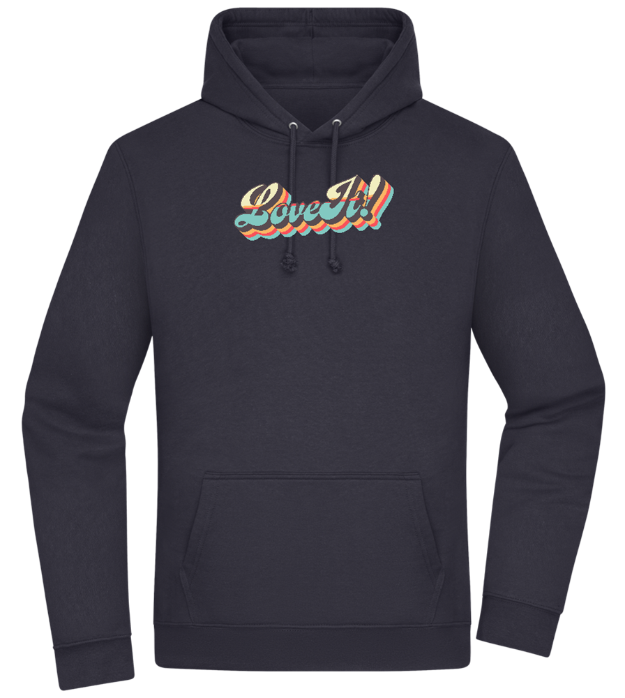 Love It Design - Premium Essential Unisex Hoodie_FRENCH NAVY_front