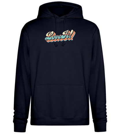 Love It Design - Premium Essential Unisex Hoodie_FRENCH NAVY_front