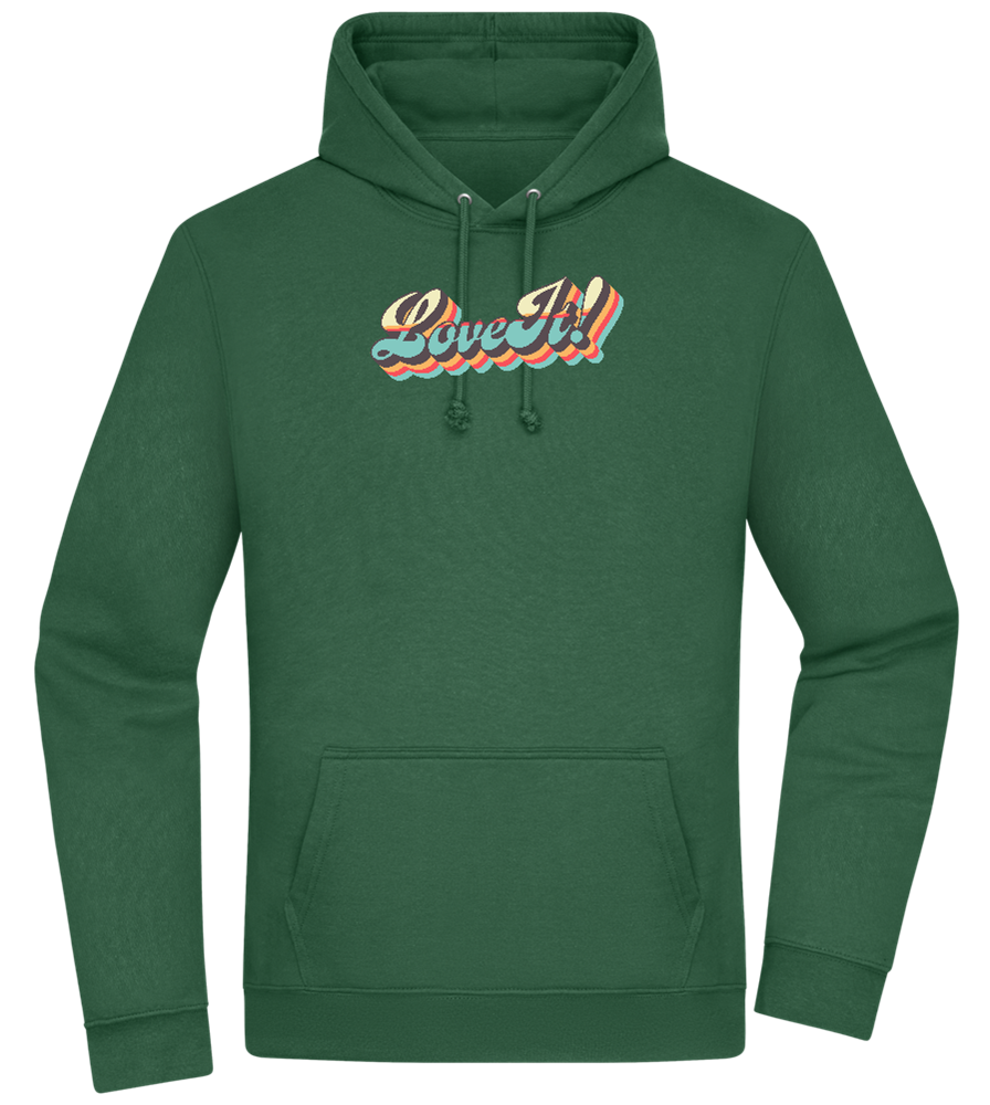 Love It Design - Premium Essential Unisex Hoodie_GREEN BOTTLE_front