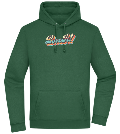 Love It Design - Premium Essential Unisex Hoodie_GREEN BOTTLE_front