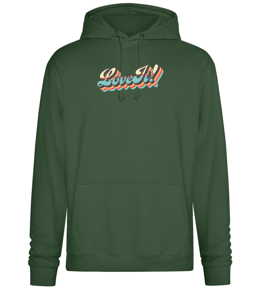 Love It Design - Premium Essential Unisex Hoodie_GREEN BOTTLE_front