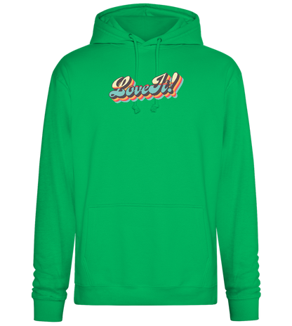 Love It Design - Premium Essential Unisex Hoodie_SPRING GREEN_front