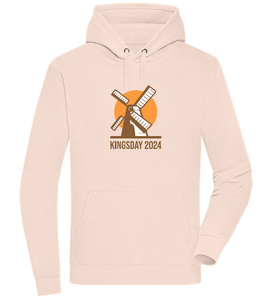 Kingsday Windmill Design - Premium unisex hoodie