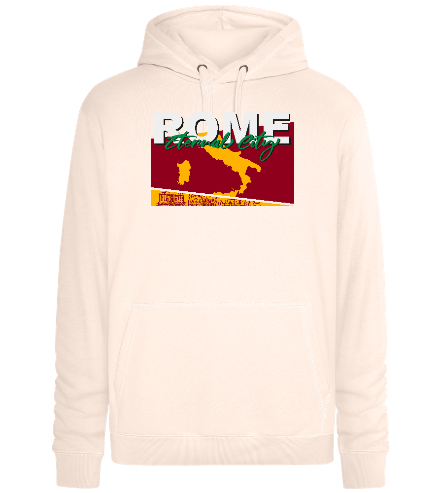 City of Rome Design - Premium unisex hoodie_LIGHT PEACH ROSE_front