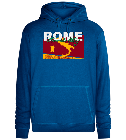 City of Rome Design - Premium unisex hoodie_ROYAL_front