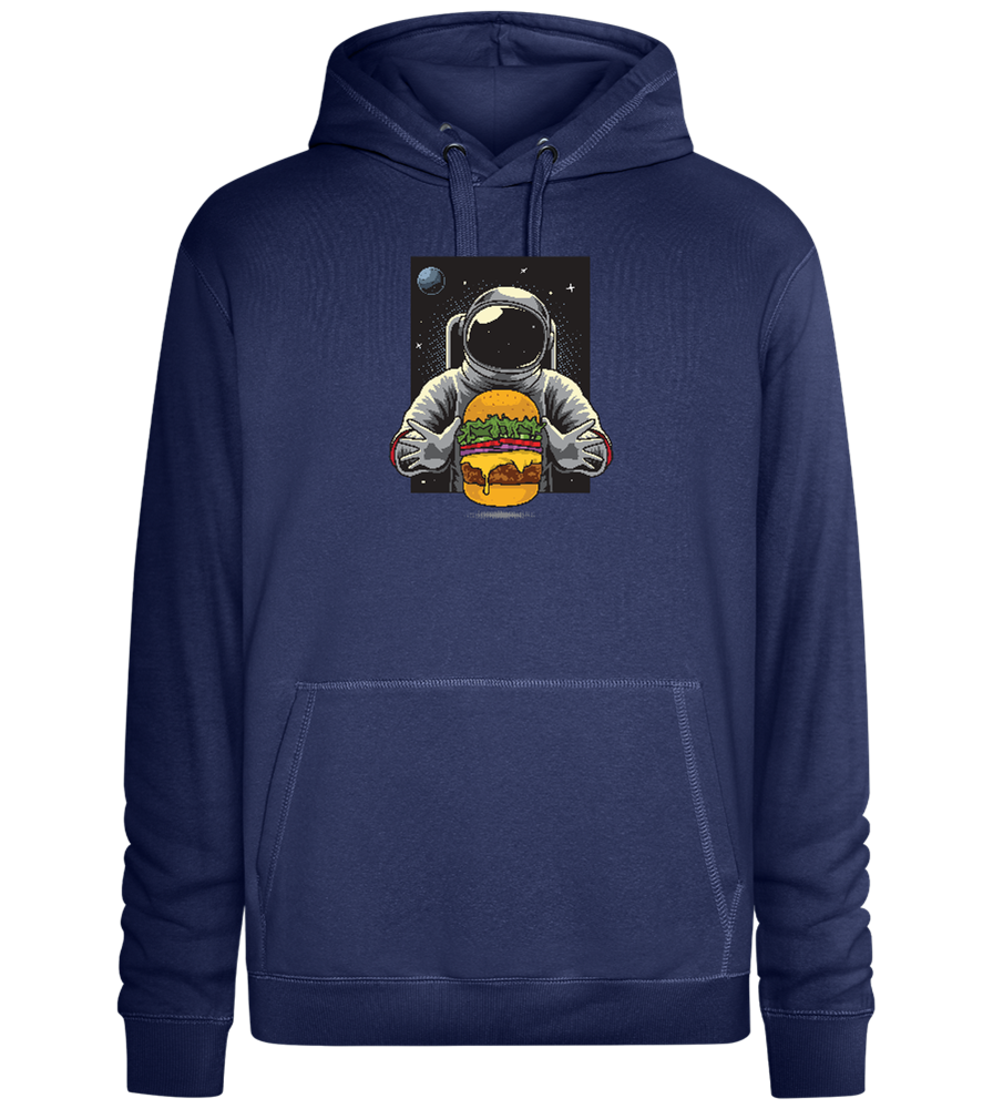 Astroburger Design - Premium unisex hoodie_DENIM CHINA_front