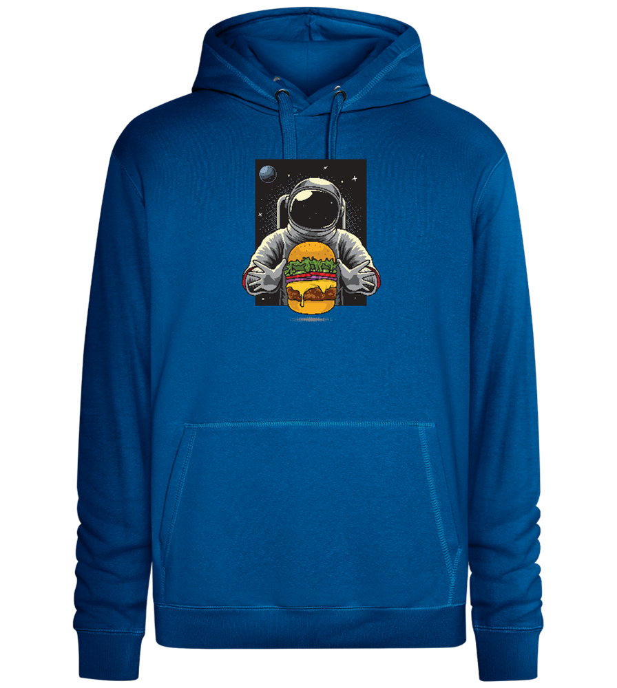 Astroburger Design - Premium unisex hoodie_ROYAL_front