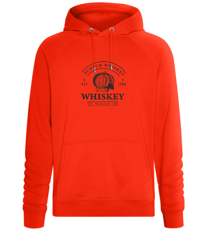 Scotch Whiskey Barrell Design - Comfort unisex hoodie_BURNT ORANGE_front