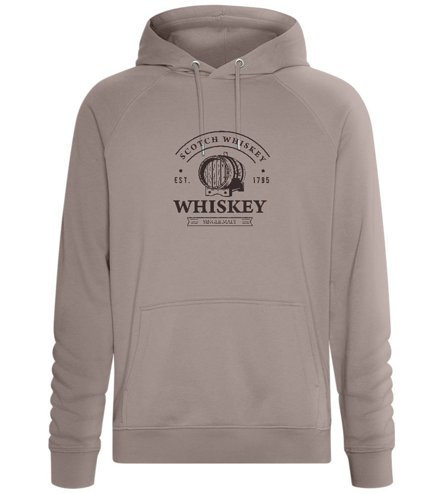 Scotch Whiskey Barrell Design - Comfort unisex hoodie_CHARCOAL CHIN_front