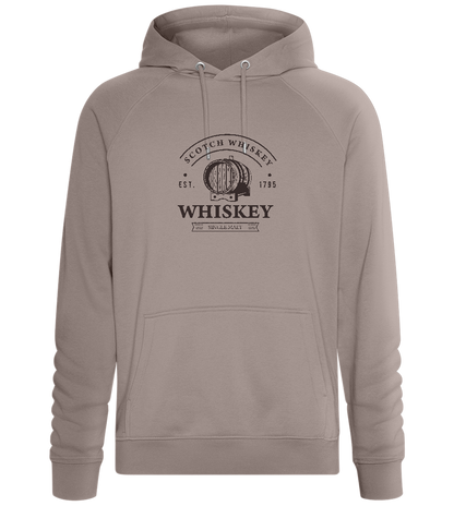 Scotch Whiskey Barrell Design - Comfort unisex hoodie_CHARCOAL CHIN_front