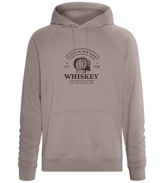 Scotch Whiskey Barrell Design - Comfort unisex hoodie_CHARCOAL CHIN_front