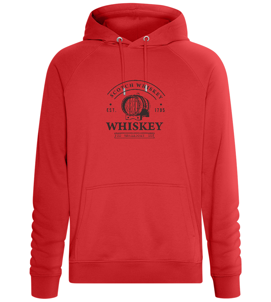 Scotch Whiskey Barrell Design - Comfort unisex hoodie_RED_front