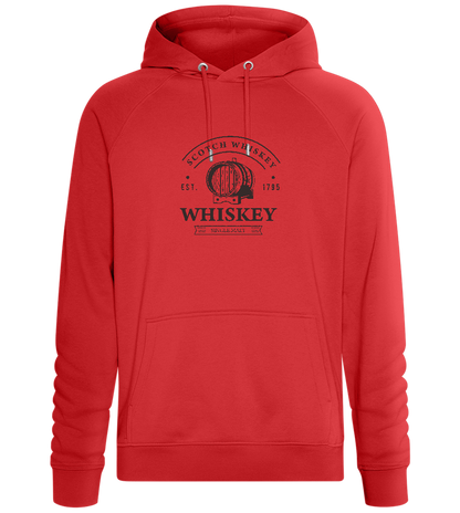 Scotch Whiskey Barrell Design - Comfort unisex hoodie_RED_front