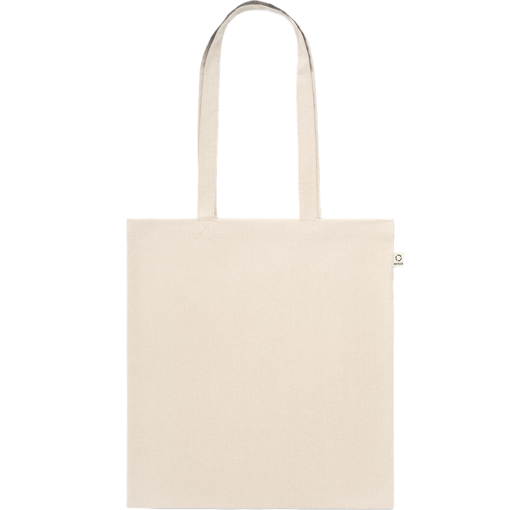 Recycled Cotton Shopping Bag (Beige)_BEIGE_front