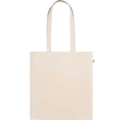 Recycled Cotton Shopping Bag (Beige)_BEIGE_front