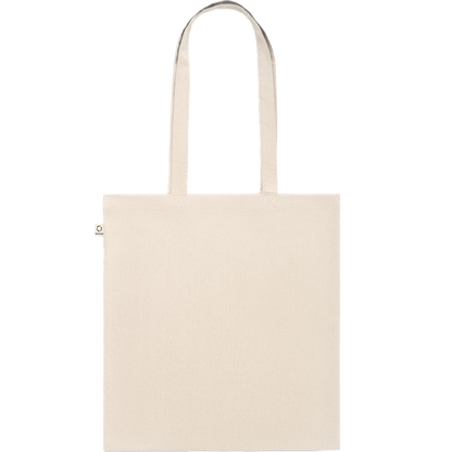 Recycled Cotton Shopping Bag (Beige)_BEIGE_back