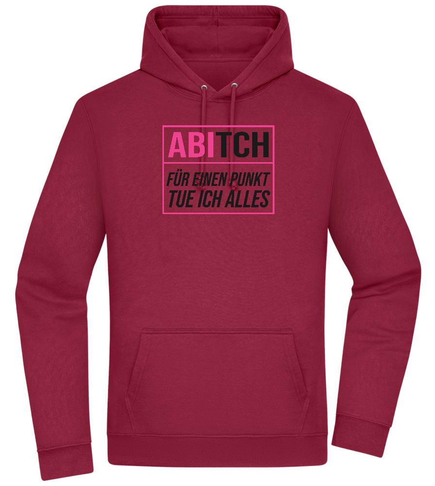 Tue Ich Alles Design - Premium Essential Unisex Hoodie_BORDEAUX_front