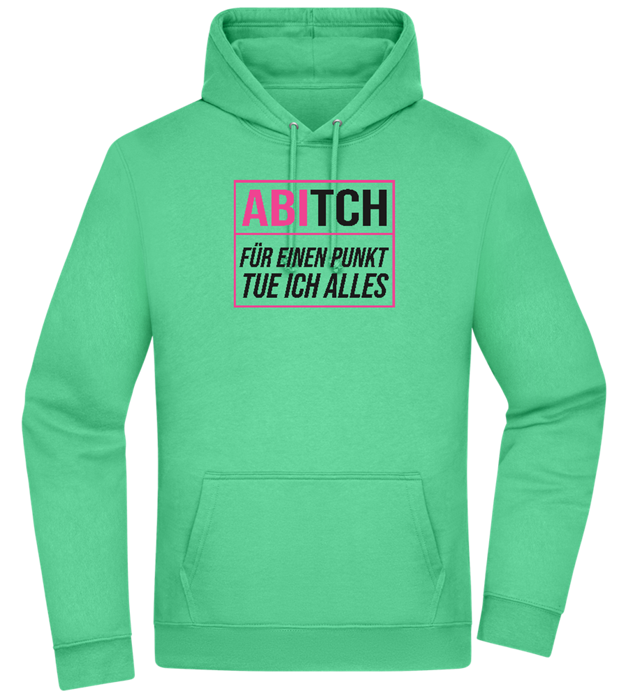 Tue Ich Alles Design - Premium Essential Unisex Hoodie_SPRING GREEN_front