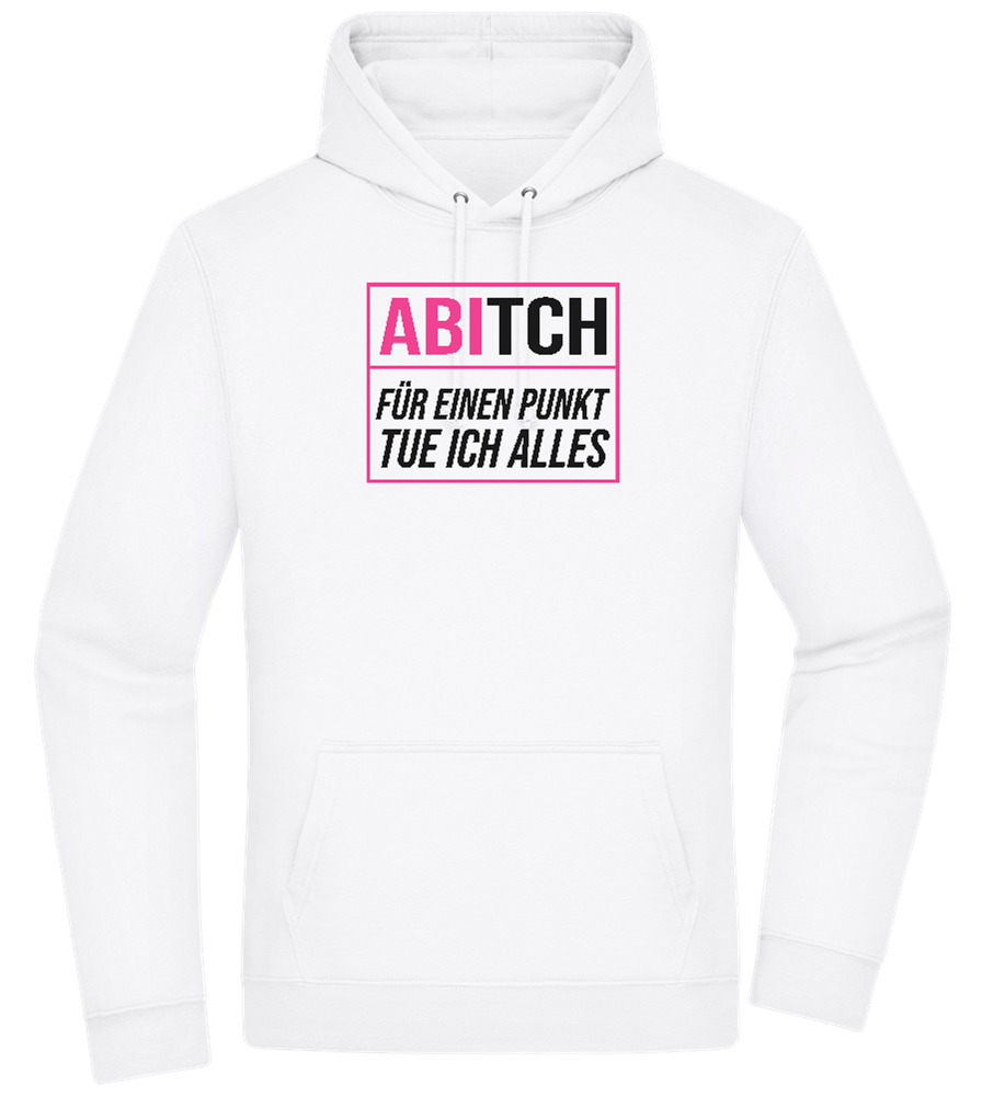 Tue Ich Alles Design - Premium Essential Unisex Hoodie_WHITE_front