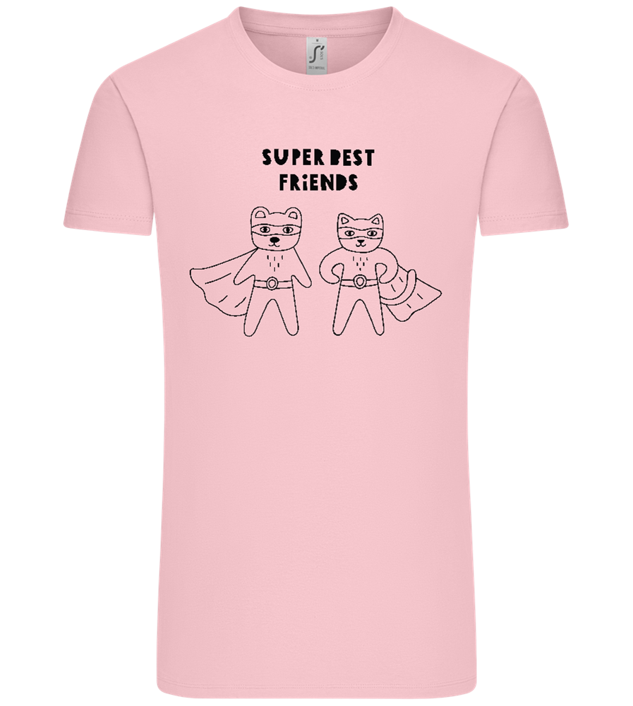 Super BFF Design - Comfort Unisex T-Shirt_CANDY PINK_front