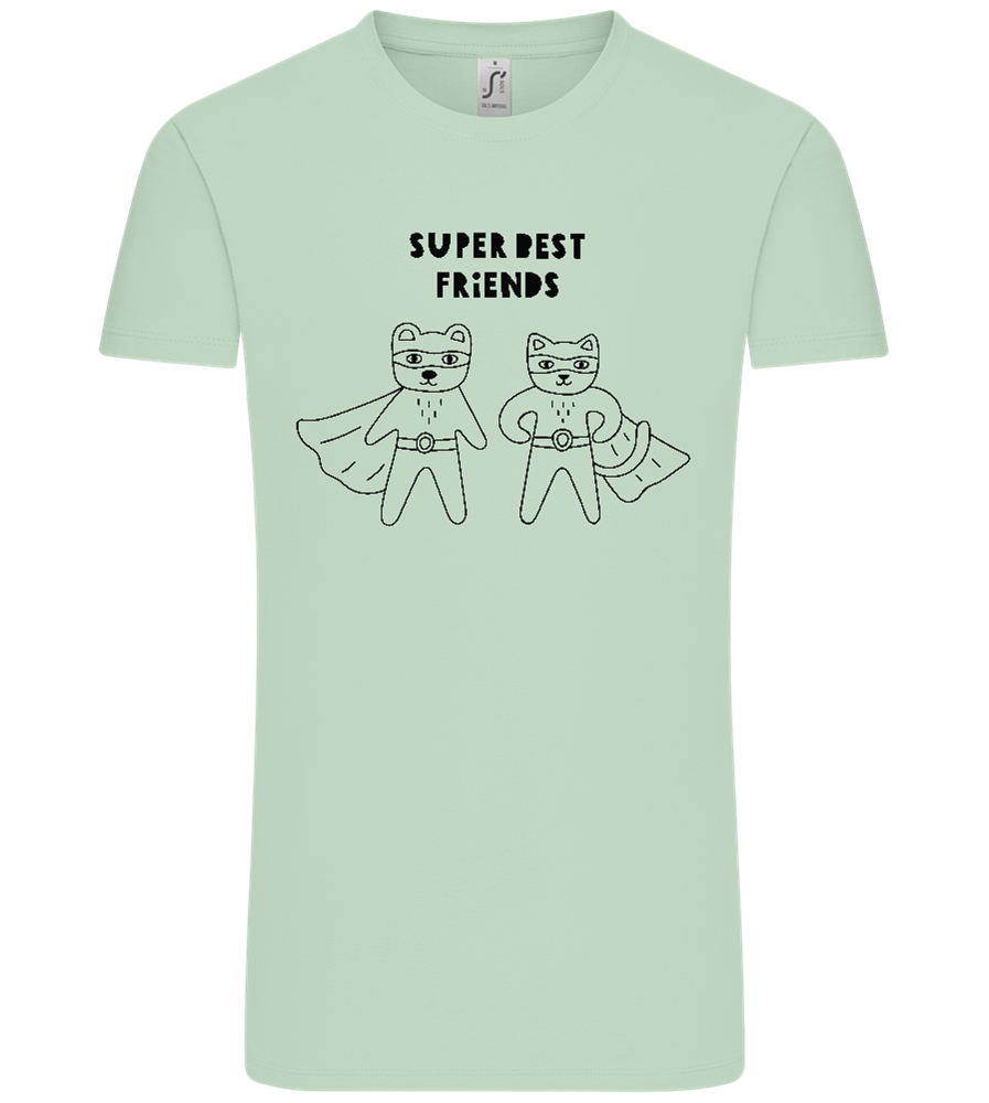 Super BFF Design - Comfort Unisex T-Shirt_ICE GREEN_front