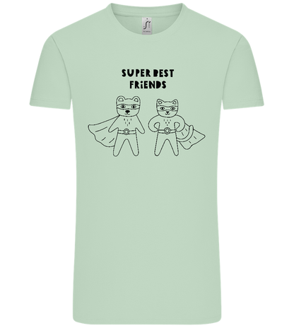 Super BFF Design - Comfort Unisex T-Shirt_ICE GREEN_front
