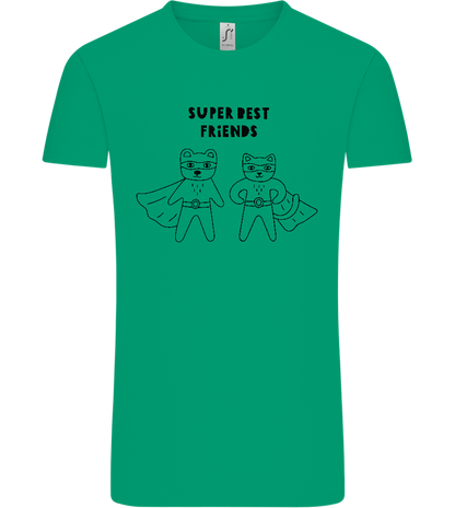 Super BFF Design - Comfort Unisex T-Shirt_SPRING GREEN_front