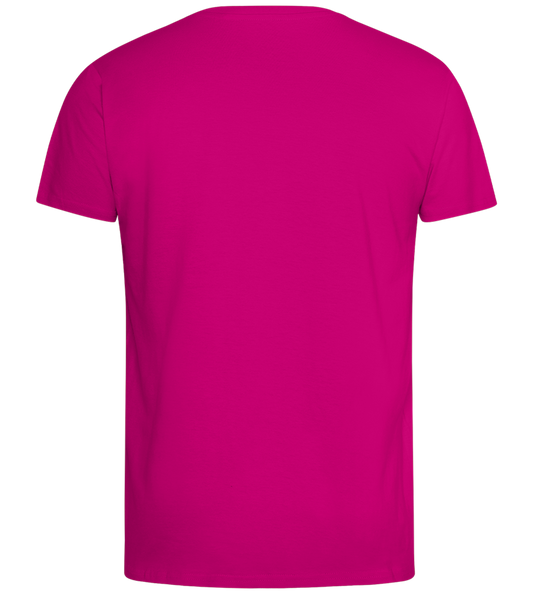 World's Okayest Brother Design - Comfort men's fitted t-shirt_FUCHSIA_back