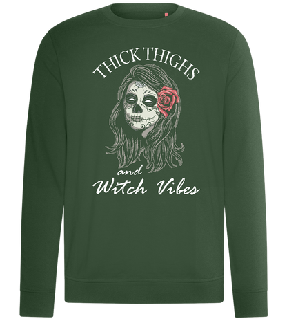 Witch Vibes Design - Comfort unisex sweater_GREEN BOTTLE_front