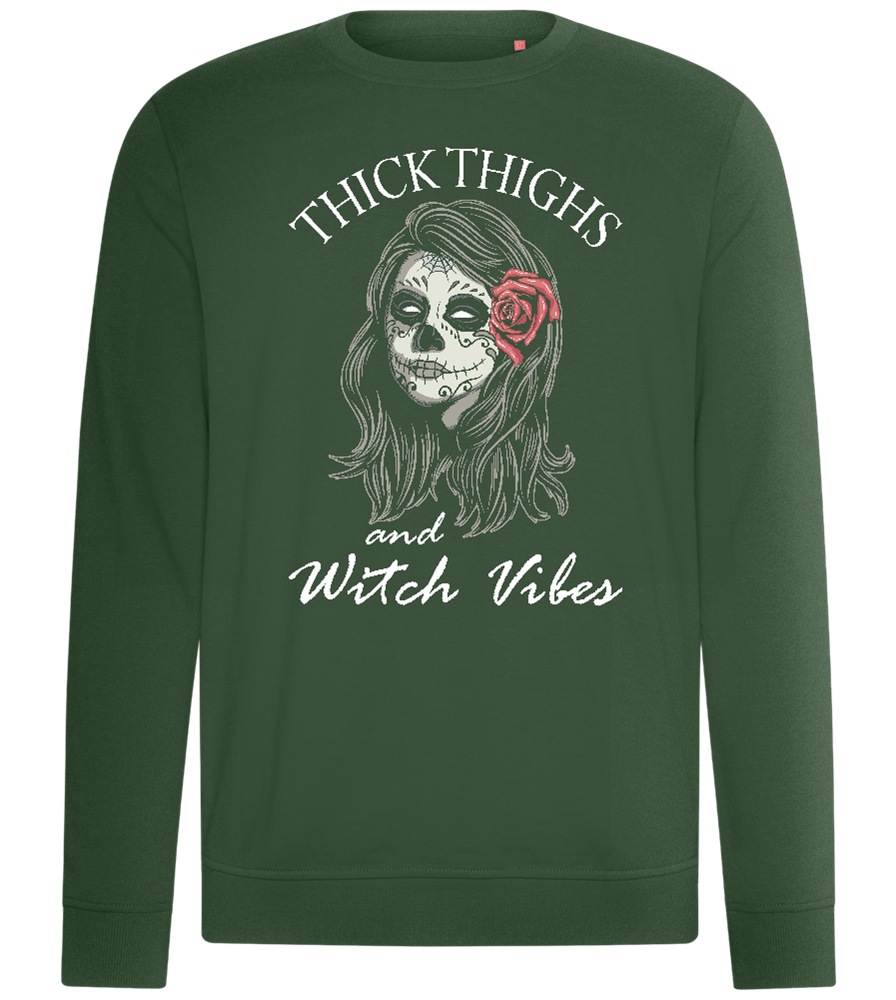 Witch Vibes Design - Comfort unisex sweater_GREEN BOTTLE_front